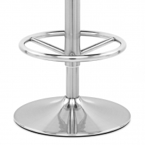 Chaise de Bar Faux Cuir Chrome Brossé - Château