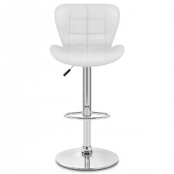 Chaise de bar Simili Cuir - Houston Noir