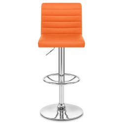 Chaise de Bar Faux Cuir Chrome - Mint