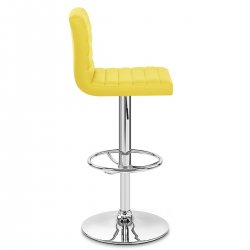 Chaise de Bar Faux Cuir Chrome - Mint