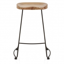 Bloc Stool Light Wood