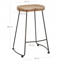 Bloc Stool Light Wood