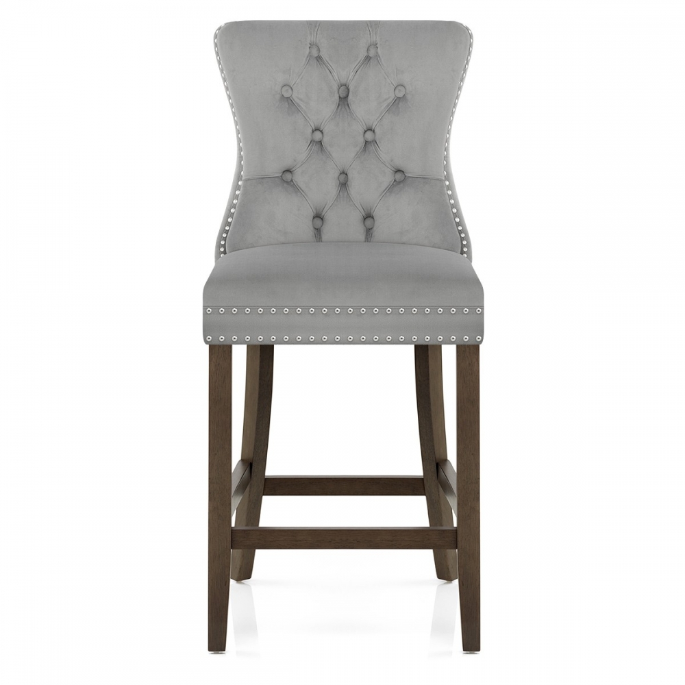 Velours Kensington Tabouret Bar Bois De vmfIYb6g7y