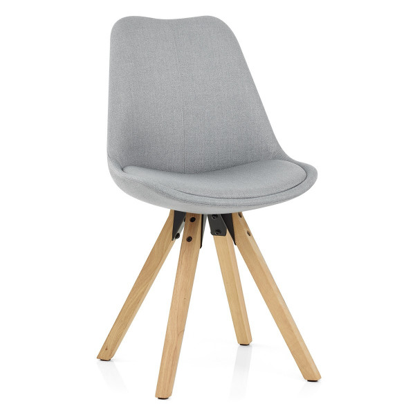 Silla Tela Madera - Aero Gris Silla Tela Madera - Aero Gris