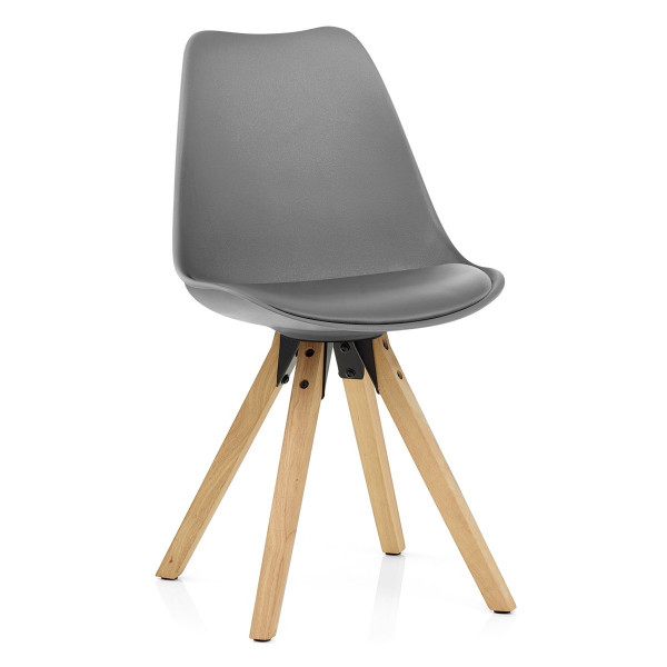 Chaise Faux Cuir Bois - Aéro Chaise Faux Cuir Bois - Aéro