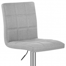 Chaise de bar tissu – Criss Cross Gris