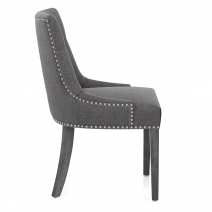 Chaise bois tissu - Etienne Gris