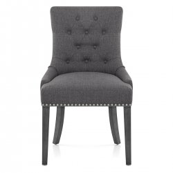 Chaise bois tissu - Etienne Gris