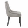 Chaise Bois Velours - Etienne Gris