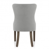 Chaise bois velours - Kensington Gris