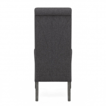 Chaise Bois Tissu - Carlo Gris