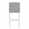 Chaise de Bar Bois Tissu - Crawford Gris