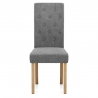 Chaise Bois Tissu - Portland Gris