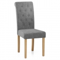 Chaise Bois Tissu - Portland Gris