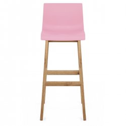 Tabouret de Bar Résine Bois - Drift Gris