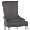 Chaise Métal Velours - Fontaine Gris