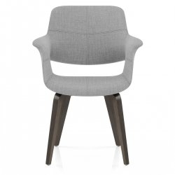 Chaise Bois Tissu - Lloyd Gris