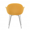 Chaise Métal Velours - Flare Jaune