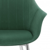 Chaise Métal Velours - Flare Vert