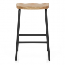 Tabouret Métal Bois - Finn Bois