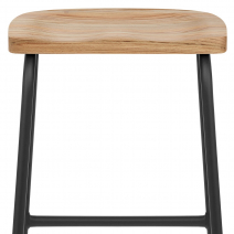 Tabouret Métal Bois - Finn Bois