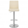 Chaise de Bar Faux Cuir Chrome Brossé - Breakfast