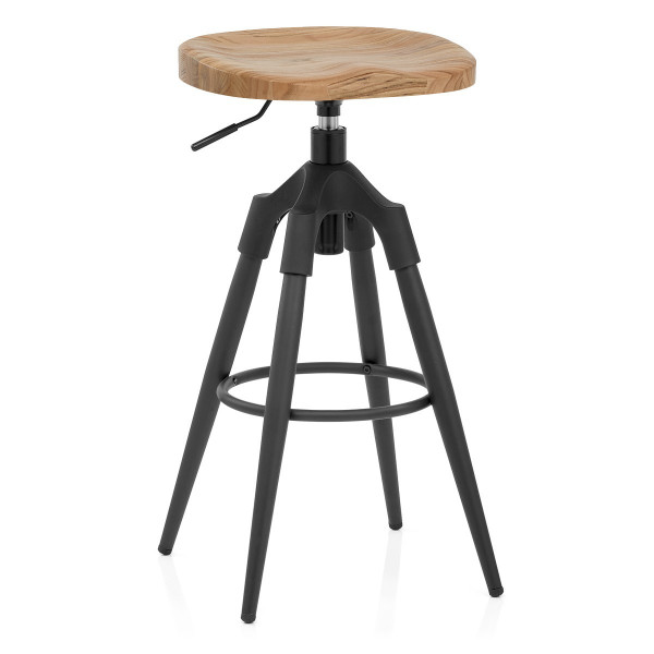 Tabouret Métal Bois - Compass Bois