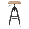 Tabouret Métal Bois - Compass Bois