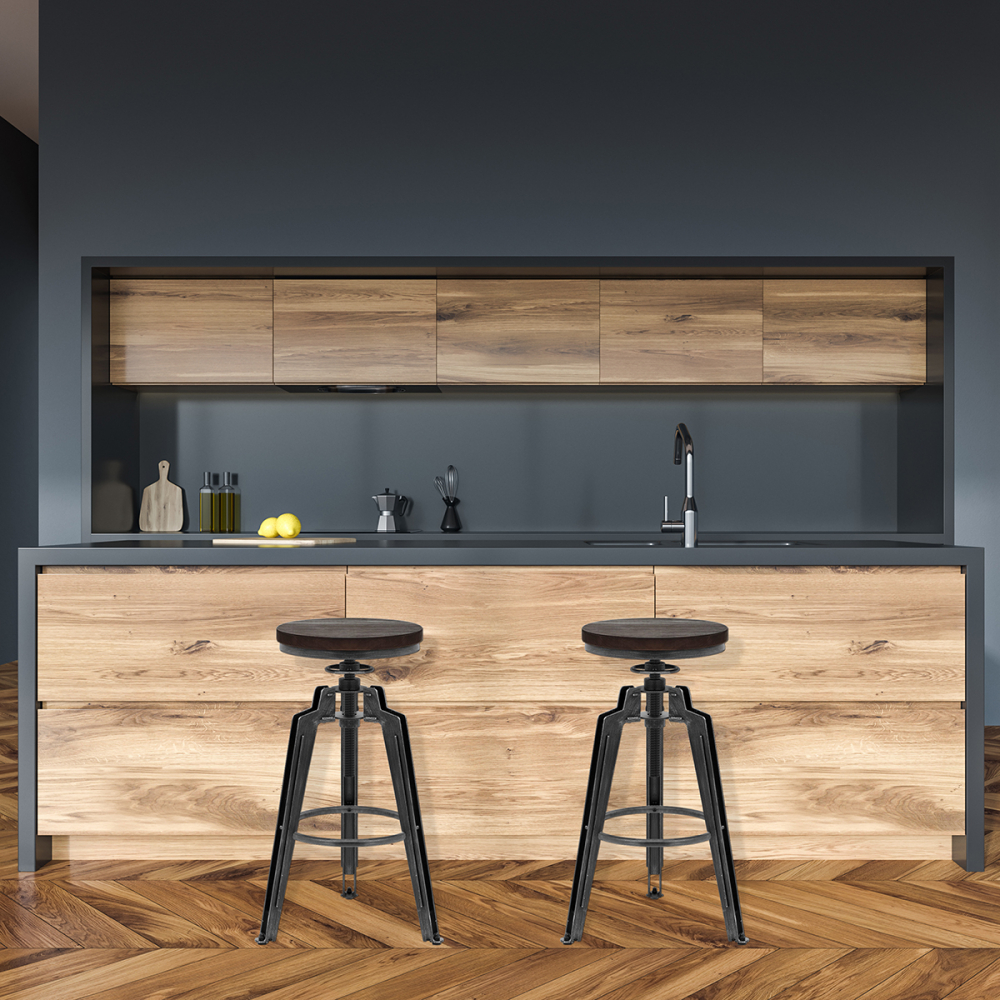 Bois Trio Bar De Cuivre Tabouret uF35TlK1Jc
