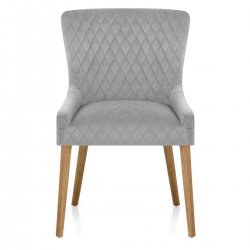 Chaise Bois Velours - City Crème