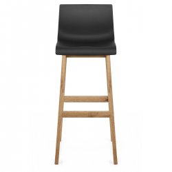 Tabouret de Bar Résine Bois - Drift Gris