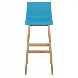 Tabouret de Bar Résine Bois - Drift Gris