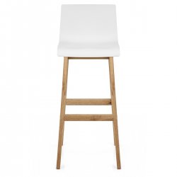 Tabouret de Bar Résine Bois - Drift Gris