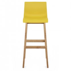 Tabouret de Bar Résine Bois - Drift Gris