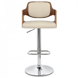 Chaise de Bar Bois Chrome - Amazon