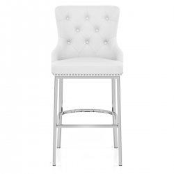 Chaise de Bar Métal Faux Cuir - Grange