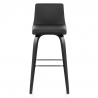 Tabouret Simili Cuir - Charlotte Blanc