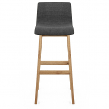 Tabouret de Bar en Tissu - Drift Gris Foncé