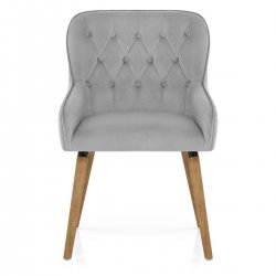 Chaise Bois Tissu - Vienna Gris