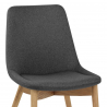 Chaise Bois Tissu - Kobe