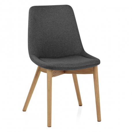Chaise Bois Tissu - Kobe