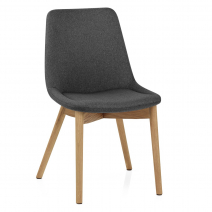 Chaise Bois Tissu - Kobe