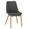 Chaise Bois Tissu - Kobe