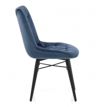 Chaise Métal Velours - Roxy
