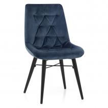 Chaise Métal Velours - Roxy