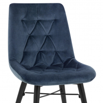 Chaise Métal Velours - Roxy