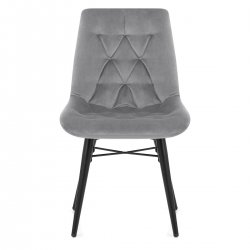 Chaise Métal Velours - Roxy