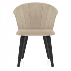 Chaise Bois Velours - Scroll
