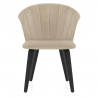 Chaise Bois Velours - Scroll