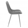 Chaise Faux Cuir Chrome - Milano